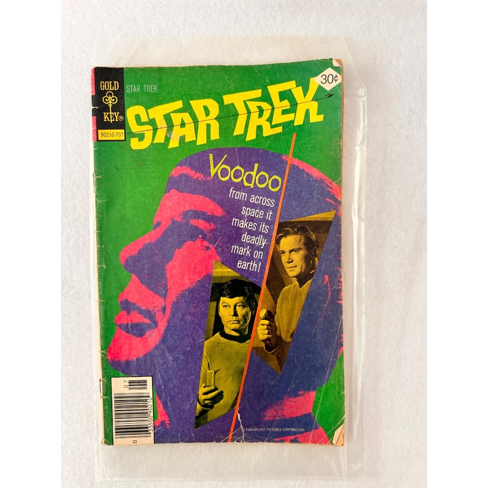 Star Trek  Gold Key 1977 #45 Original Comic Book, comes with plastic cover